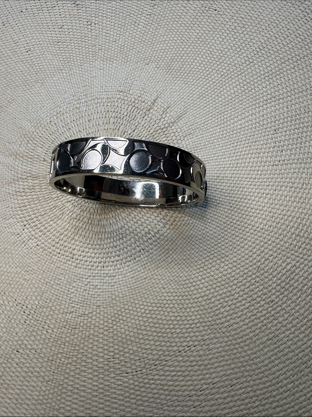 Coach silver bracelet